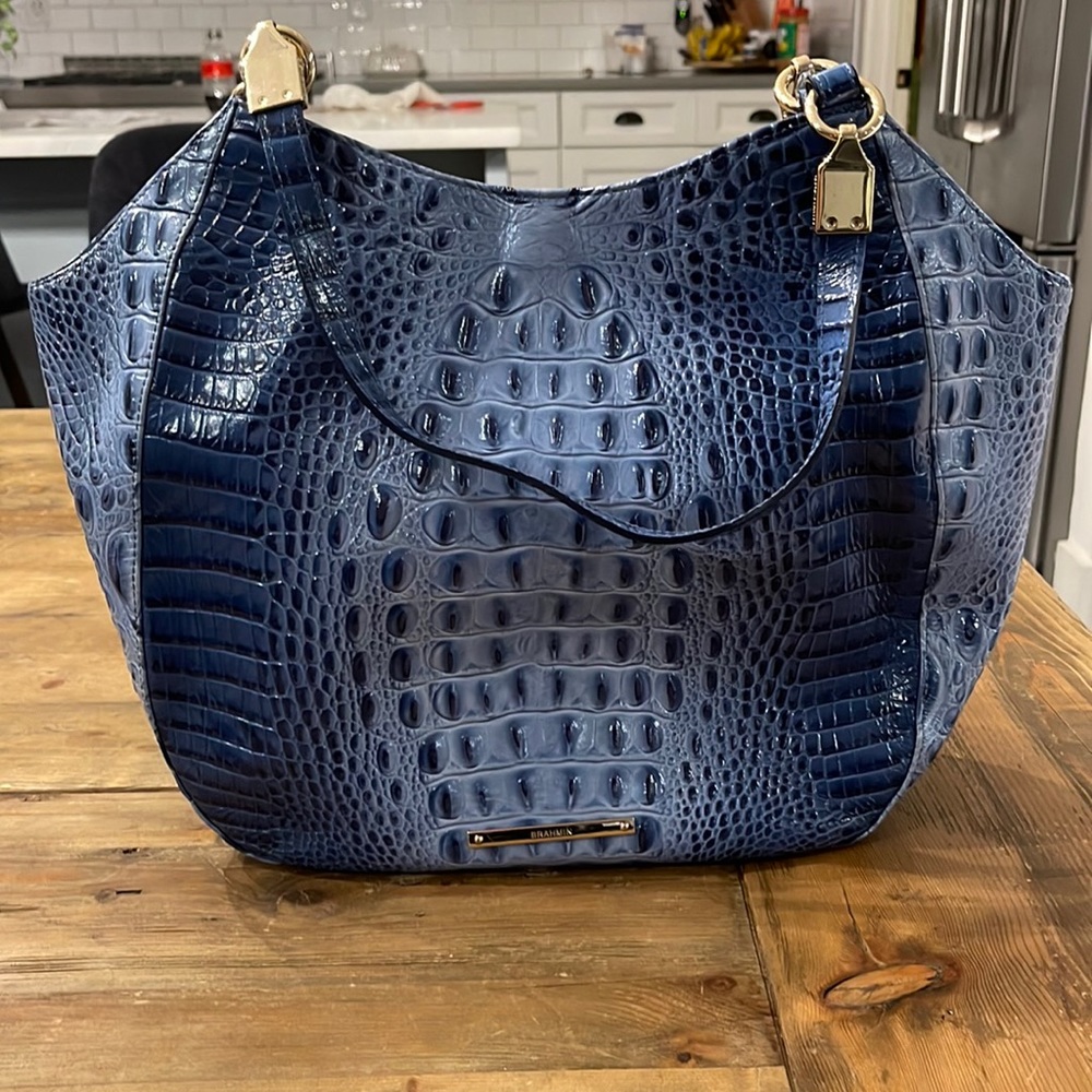 GORGEOUS Cobalt Blue Brahmin handbag